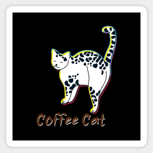 Coffee Cat Sticker